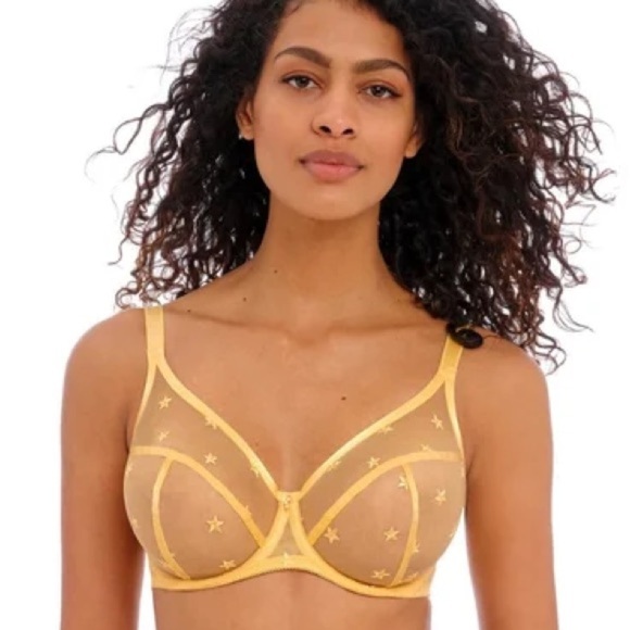 Freya Snapshot Star High Apex Plunge Bra Honeycomb 30G - Picture 1 of 6